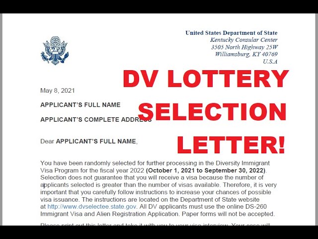 DV Lottery Results as per Country